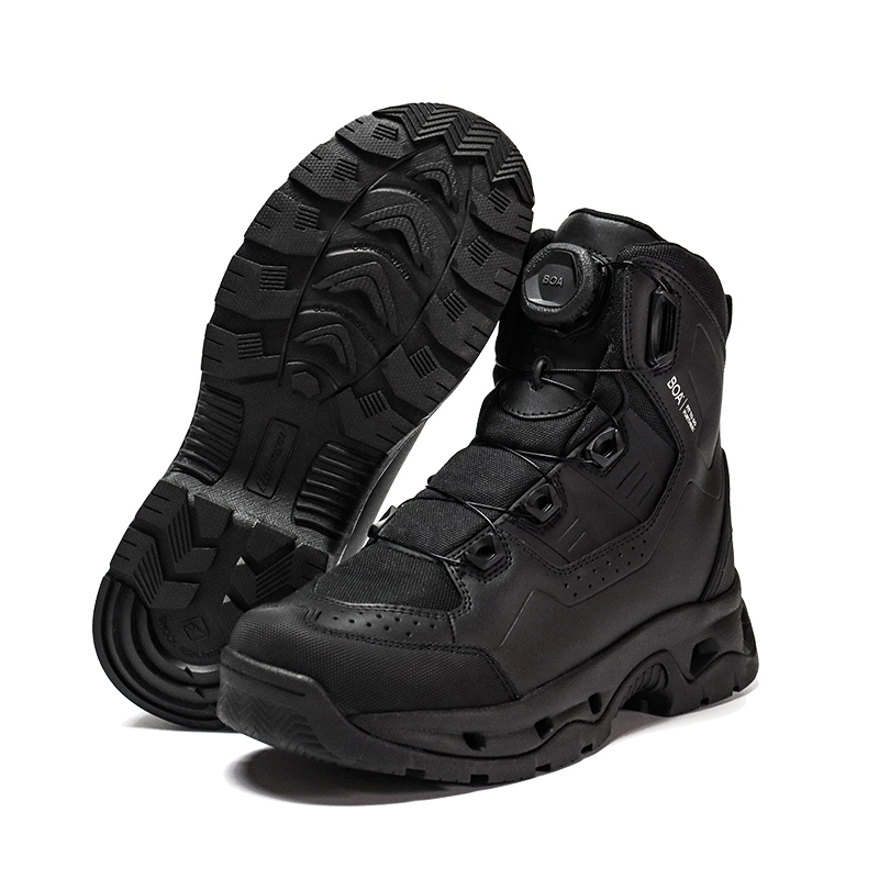 Botas policiais com forro sanduíche respirável