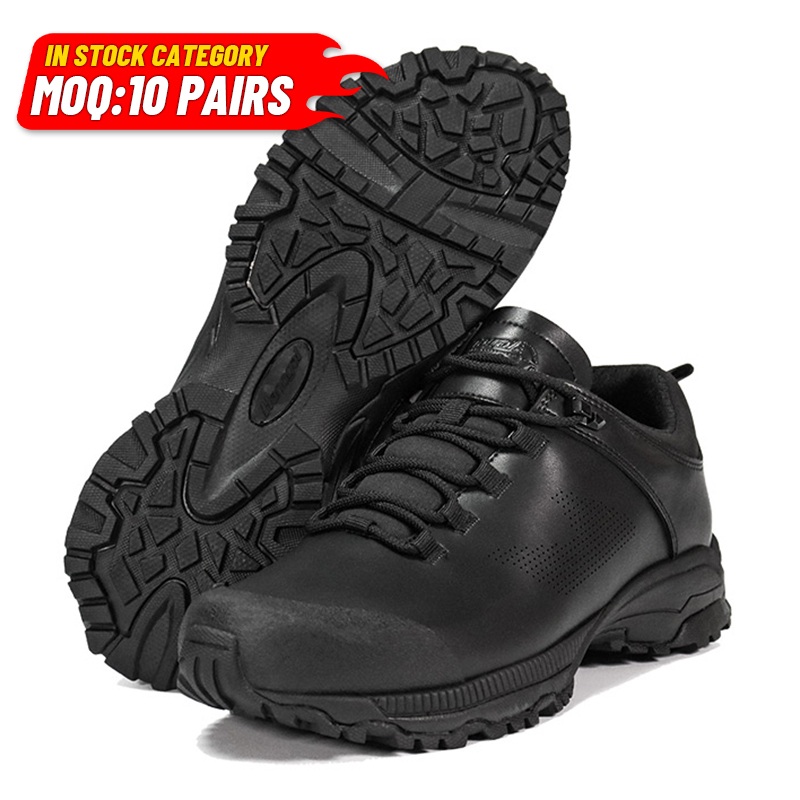 Sapatos de trekking de couro com proteção contra respingos de água